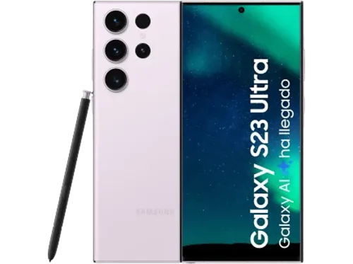 Móvil Samsung Galaxy S23 Ultra 5G Misty Lilac 512GB 12GB RAM 6.8" QHD+ Qualcomm Snapdragon 8 Gen 2 Octa-Core 5000mAh Android 13
