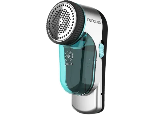 Quitapelusas Cecotec Cut Pro Autonomía 45 min 8800 RPM Cepillo de limpieza Negro y plateado