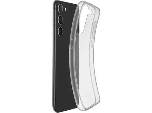 Funda Cellular Line FINECGALS23PLT Para Samsung Galaxy S23+ Goma Blanda Trasera Transparente