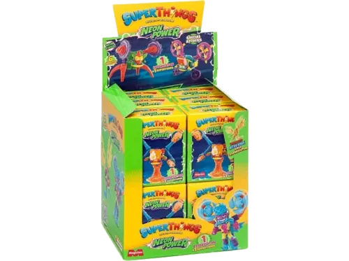 Figura Magicbox Superthings Neon Power Serie 3 cm Multicolor