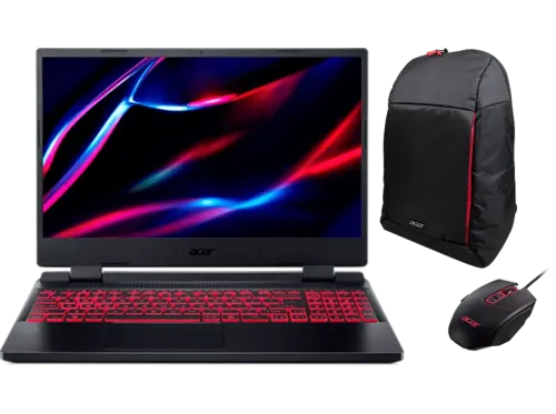 Portátil gaming Acer AN515-58,15.6" Full HD Intel® Core™ i5-12500H 16GB RAM 1TB SSD NVIDIA® GeForce RTX™ 3060 W11H Mochila + Ratón gaming