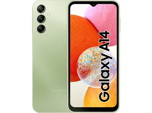 Móvil Samsung Galaxy A14 Light Green 128 GB 4 GB RAM 6.6" FHD+ Mediatek Helio G85 5000 mAh Android