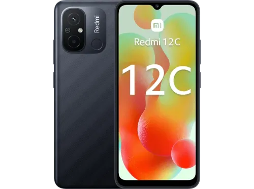 Móvil Xiaomi Redmi 12C Negro 128 GB 4 GB RAM 6.71" HD+ Dot Drop display MediaTek Helio G85 5000 mAh Android