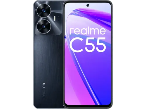 Móvil realme C55 Negro 256 GB 8 GB RAM 6.72 " FHD+ Helio G88 Powerful Octa-core Architecture  5000 mAh Android 13
