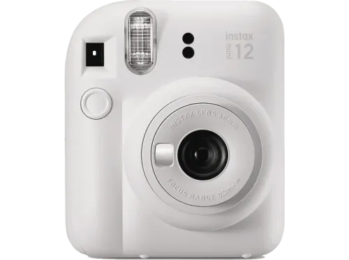 Cámara instantánea Fujifilm Instax Mini 12 62× 46 mm Flash Blanco arcilla