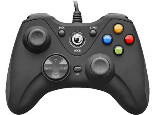 Mando Nacon Controller GC-100XF Para PC Cable Negro
