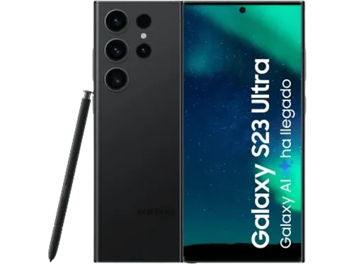 Móvil Samsung Galaxy S23 Ultra 5G Phantom Black 1 TB 12 GB RAM 6.8" QHD+ Qualcomm Snapdragon 8 Gen 2 Octa-Core 5000 mAh Android 13
