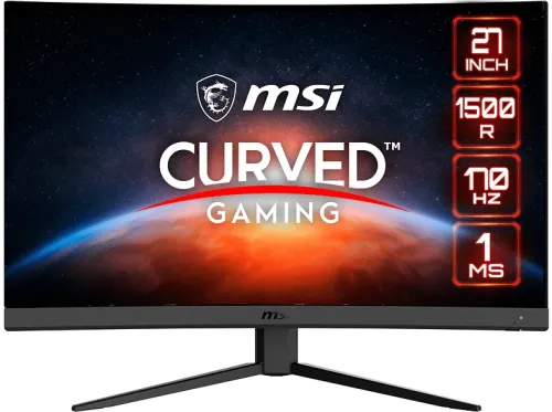 Monitor gaming MSI G27C4 E2 27" Full-HD Curvo 1 ms 170 Hz FreeSync Premium Negro