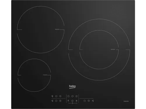 Encimera Beko HIIS63206M Eléctrica Inducción 3 zonas Negro