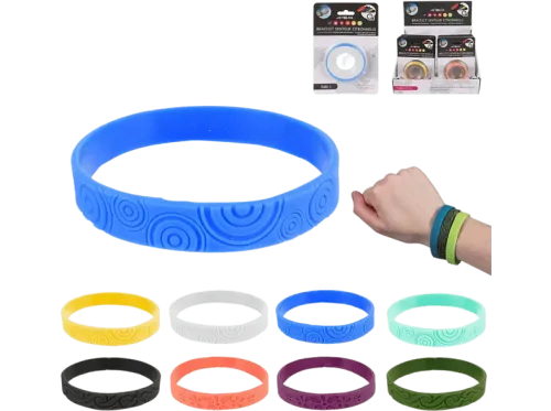Pulsera antimosquito CMP Paris BJ1590 Protege contra los mosquitos Talla Estándar 8 Surtidos Multicolor
