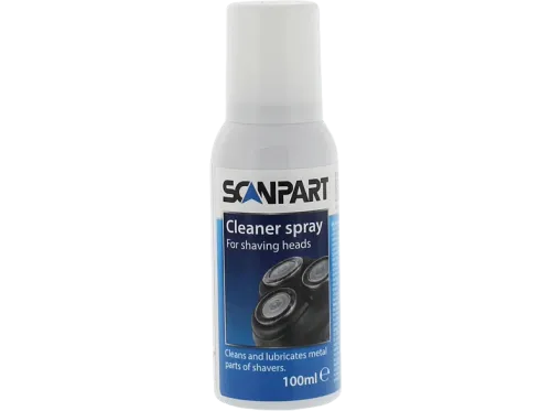 Accesorio afeitadora Scanpart Limpiador cabezales afeitadora 100 ml Blanco y azul