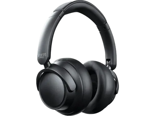 Auriculares inalámbricos Vieta Pro Calm Anc-30db Voice Assistante Dual Pairing 30 hs Negro