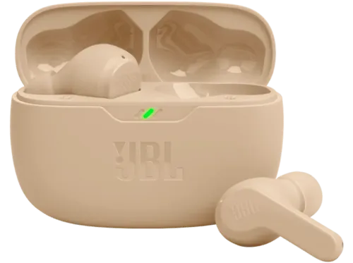 Auriculares True Wireless JBL Wave Beam 32 h de Autonomía Carga rápida Sonido ambiente Beige