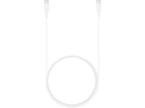 Cable USB C Samsung EP-DX310JWEGEU 1.8m 3 A Macho-Macho Blanco