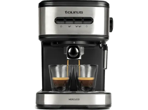 Cafetera express Taurus CM850X 20 bar Programable Parada automática 850W Apagado automático 1.50L Vaporizador Extra-cream