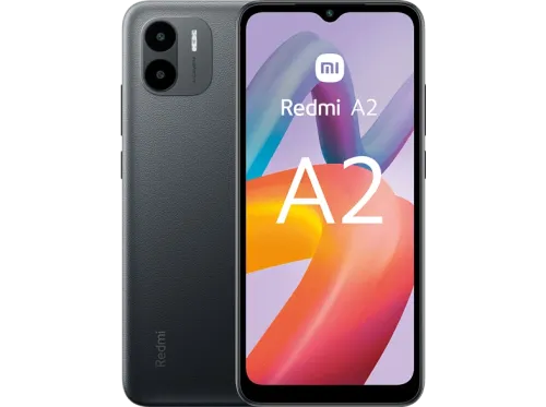 Móvil Xiaomi  Redmi A2 Negro 32 GB 2GB RAM 6.52" HD+ Dot Drop Display MediaTek Helio G36 5000 mAh Android