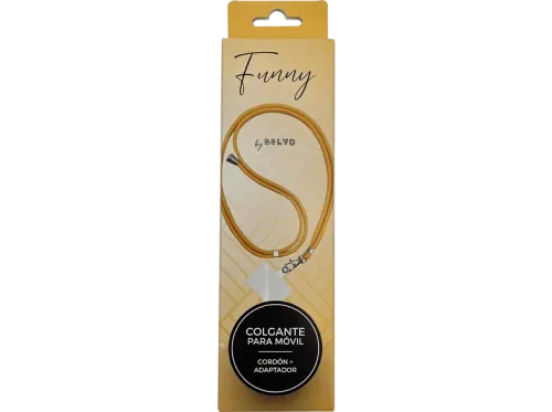 Cordón para móvil Belyo Cordón Universal 90 cm Amarillo