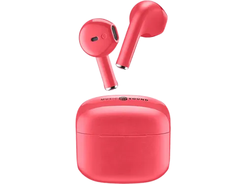 Auriculares True Wireless Music Sound BTMSTWSSWAGP De cápsula Bluetooth  Autonomía de hasta 20 h Rosa
