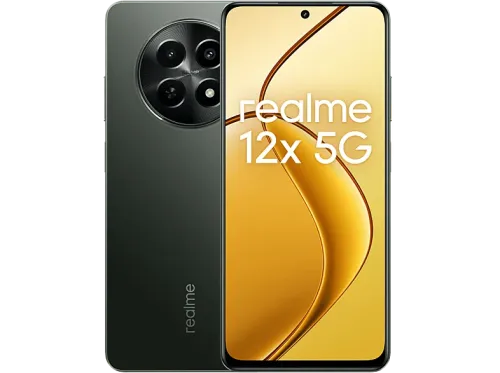 Móvil realme 12x 5G Black 128 GB 6 GB RAM 6.67" 90 Hz MediaTek Dimensity 6100+ 5000 mAh Android