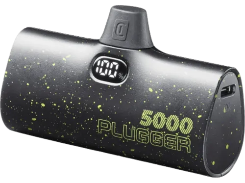 Powerbank CellularLine PBPLUGGER5000K 20 W 5000 mAh Universal USB C Negro