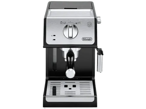 Cafetera express De'Longhi ECP33.21.BK Bomba de presión Thermoblock 15 bar 1100 W 1.1 l 2 cafés Plata y Negro