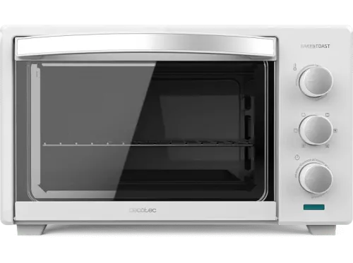Mini horno Cecotec Bake&Toast 2800 White Convección Multifunción 1600 W 28 L 6 modos Temporizador Doble cristal White