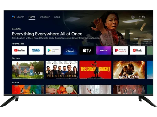 TV DLED 50" OK OTV 50AU-5023C UHD 4K Android TV Netflix Prime Video YouTube Google Play Negro