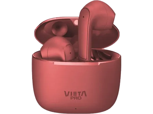 Auriculares True Wireless Vieta Pro Fit 2 Bluetooth 5.3 Touch Control Asistente de voz 20 h Rojo