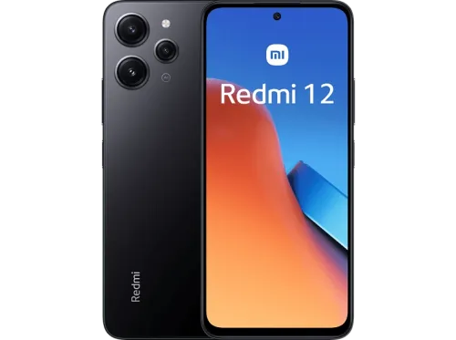 Móvil Xiaomi  Redmi 12 Midnight Black 128 GB 4 GB RAM 6.79" FHD+ IPS MediaTeck Helio G88 5000 mAh Android