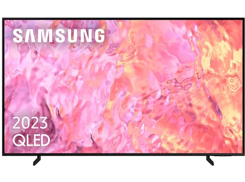 TV QLED 85" Samsung TQ85Q60CAUXXC UHD 4K Smart TV Quantum Dot Diseño AirSlim Object Tracking Sound+ SolarCell Remote Gaming Hub Negro