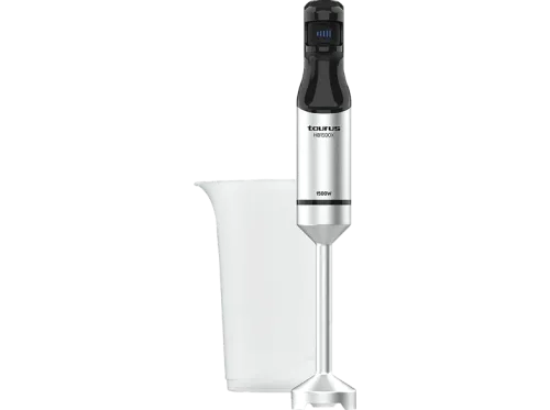 Batidora de mano Taurus HB1500XE 1500 W Funciones Batir y Mezclar Regulable Inox Negro