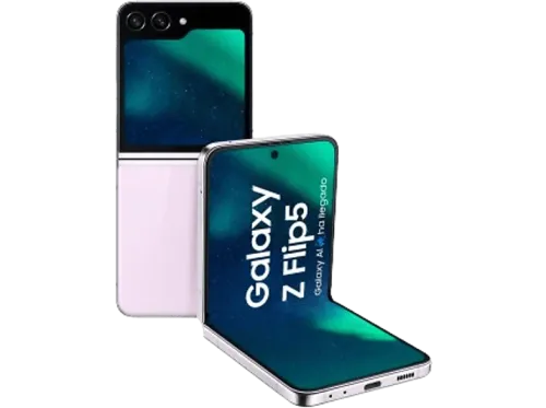 Móvil Samsung Galaxy Z Flip5 5G Lavanda 512GB 8GB RAM 6,7" FHD+ Plegable Qualcomm Snapdragon 3700 mAh Android 13