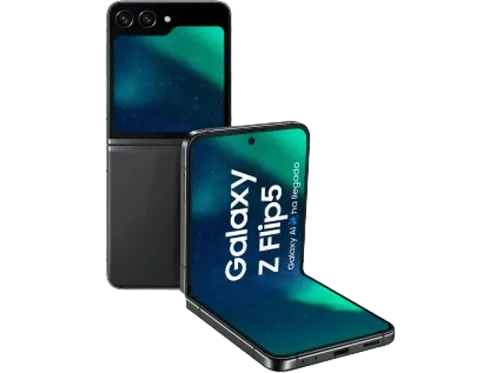 Móvil Samsung Galaxy Z Flip5 5G Gris Grafito 256GB 8GB RAM 6,7" FHD+ Plegable Qualcomm Snapdragon 3700 mAh Android 13
