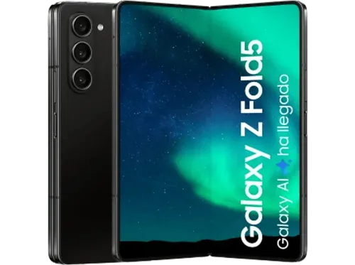 Móvil Samsung Galaxy Z Fold5 5G 512GB 12GB RAM Negro 7.6" QXGA+ Plegable Qualcomm Snapdragon 4400 mAh Android 13