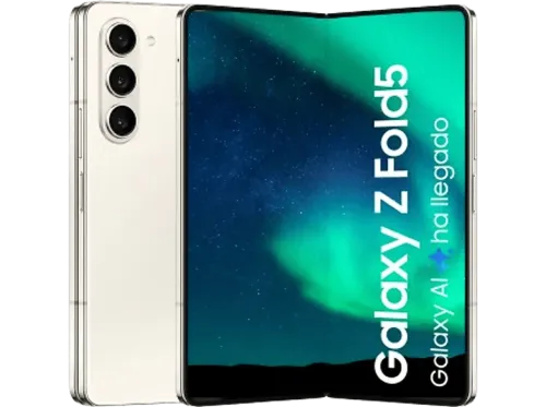 Móvil Samsung Galaxy Z Fold5 5G 256GB 12GB RAM Crema 7.6" QXGA+ Plegable Qualcomm Snapdragon 4400 mAh Android 13