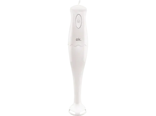 Batidora de mano OK OSB 2019 W 200 W 2 cuchillas Acero inoxidable Blanco