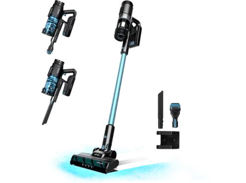 Aspirador escoba Cecotec Conga Rockstar 1500 Ray Jalisco 215 W 12 kPa 60 min Cepillo Jalisco 500 ml Negro