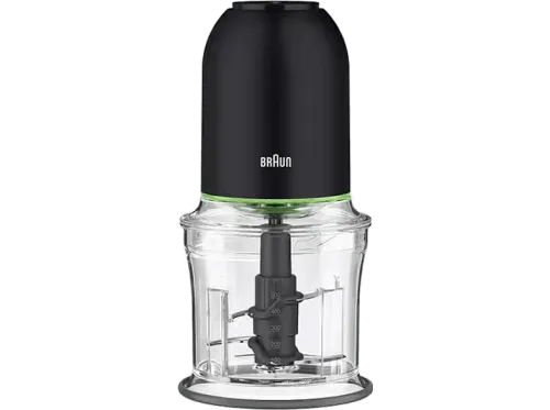 Mini picadora Braun MultiPractic 3  500 W 0.5 l 2 velocidades Triturar hielo Tecnología QuadBlade Negro