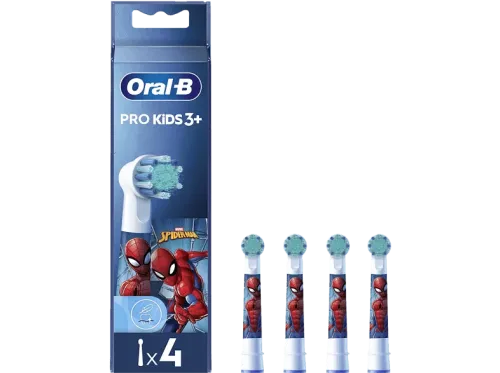 Recambio para cepillo dental Oral-B Kids Cabezales De Recambio De Spider-Man Pack de 4 Unidades