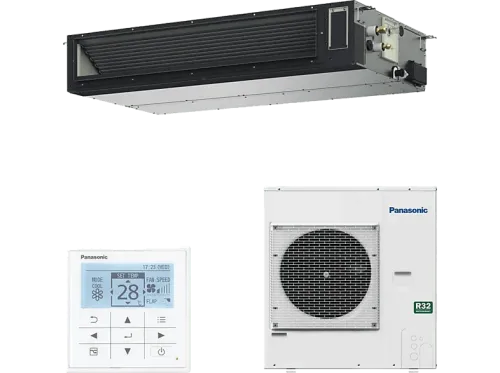 Aire acondicionado por conductos Panasonic KIT-125PF3Z5-6  10406 fg/h Nanoex ,Inverter Blanco
