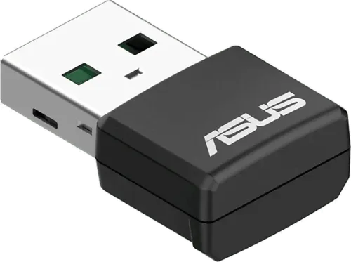 Adaptador Wi-Fi USB Asus USB-AX55 Nano 1800 Mbit/s Seguridad WPA3 Negro
