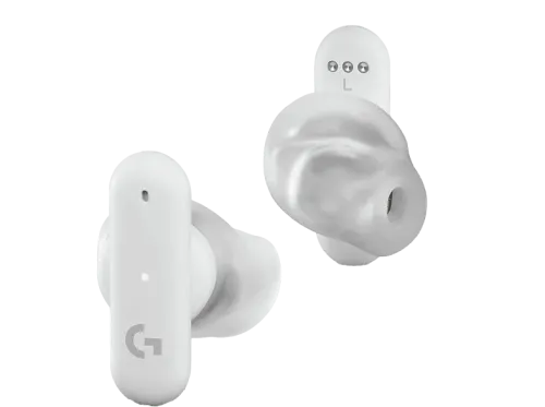 Auriculares gaming Logitech G FITS Bluetooth Lightspeed Moldeables Micrófono PC Mac PS5 PS4 Nintendo Switch Blanco