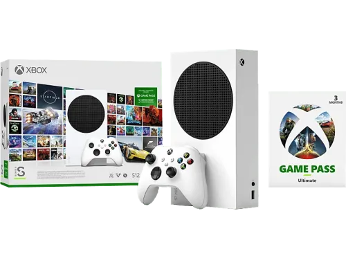 Consola Microsoft Xbox Series S 512 GB SSD Blanco + Xbox Game Pass Ultimate (3 meses)