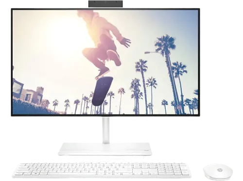All in one HP 24-cb1010ns 23.8 " Full HD Intel® Core™ i5-1235U 8GB RAM 512GB SSD GeForce® MX450 Sin sistema operativo Blanco