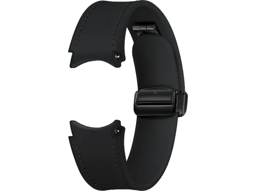 Correa Samsung ET-SHR94LBEGEU Para Galaxy Watch6  M/L 20 mm Con Hebilla en D Cuero ecológico Negro