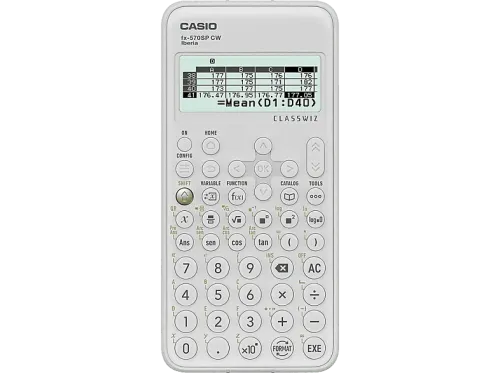 Calculadora científica Casio FX-570SPCW Más de 560 funciones Pantalla alta resolución 5 idiomas Blanco