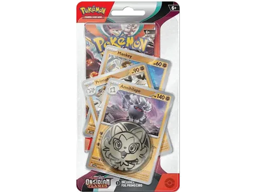 Juego Magicbox Pokémon: Scarlet & Violet 3: Llamas Obsidianas Checklane Blister Premium (Sobre 10 Cartas) (Inglés)