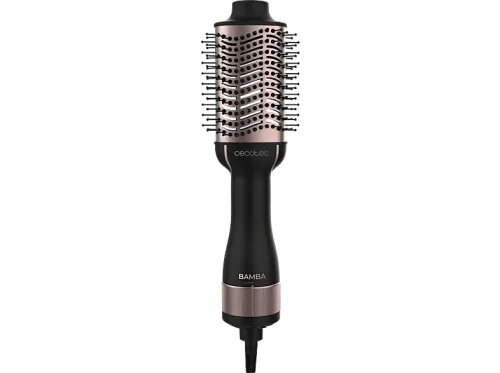 Moldeador Cecotec Bamba CeramicCare Unique Voluminizador 2 en 1 2 velocidades 3 temperaturas Cerámico Cable 360 Rose Gold
