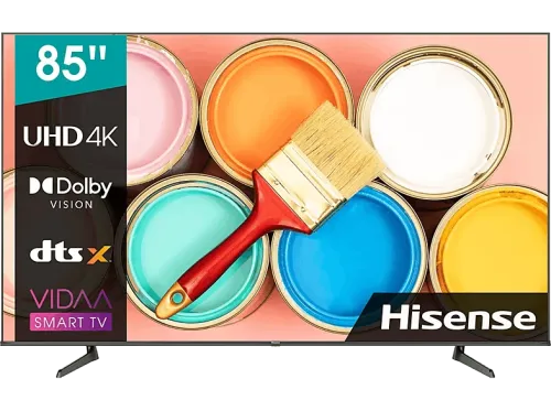 TV LED 85" Hisense 85A6BG UHD 4K HDR10+ Quantum Dot Color Dolby Vision™ Modo Game Negro