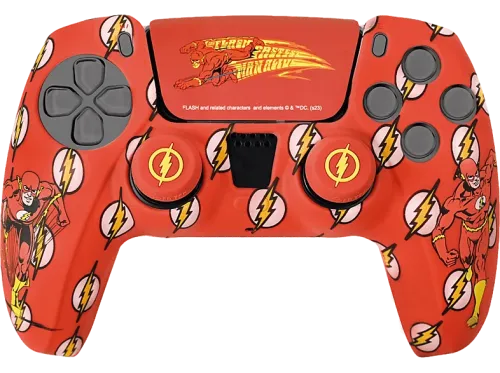 Funda + grips FR-TEC Custom Kit Flash™ Para PS5 Licencia Oficial Multicolor